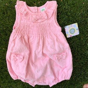 12m Pink Eyelet Jumper